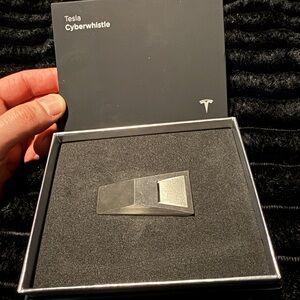 Tesla Cyberwhistle Metallic Silver